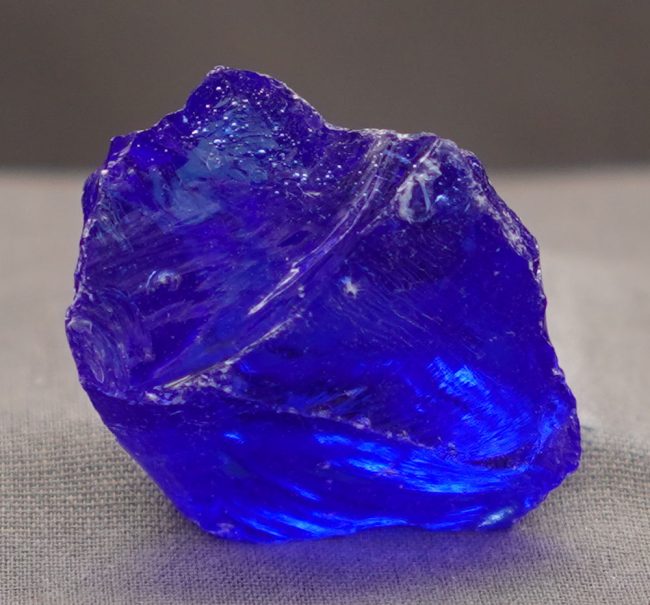 Elestial Sapphire Sea Foam Monatomic Andara Crystal 36.6 g.