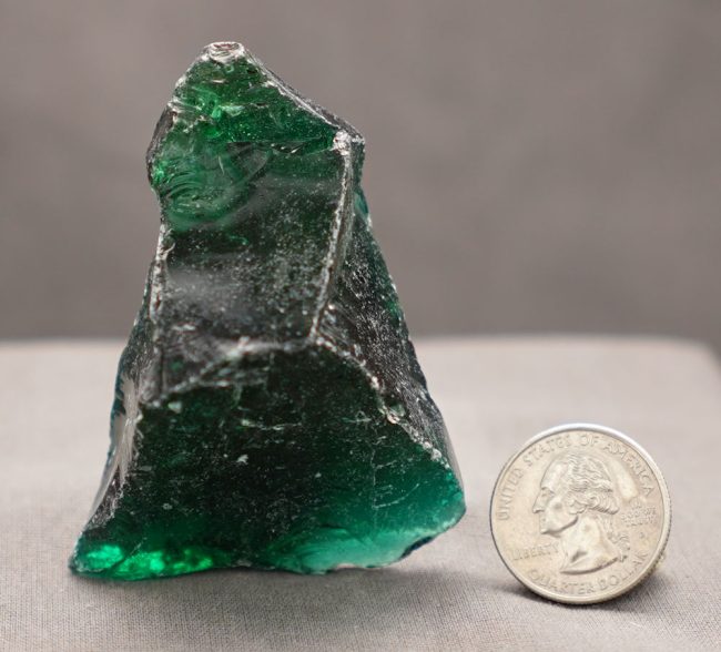 Blue Green Emerald Shift Sea Foam Monatomic Andara Crystal 114.8 g. - Image 5