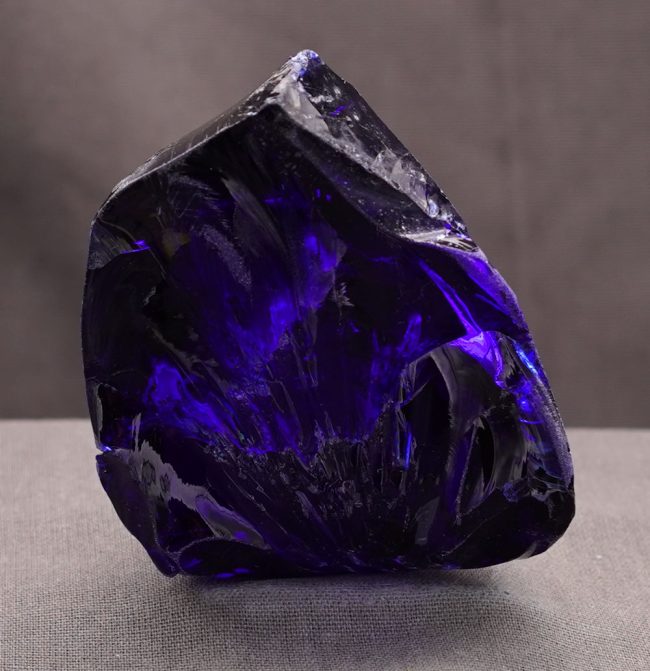 Gem Tanzanite Fire "Heart" Monatomic Andara Crystal 161.9 g.
