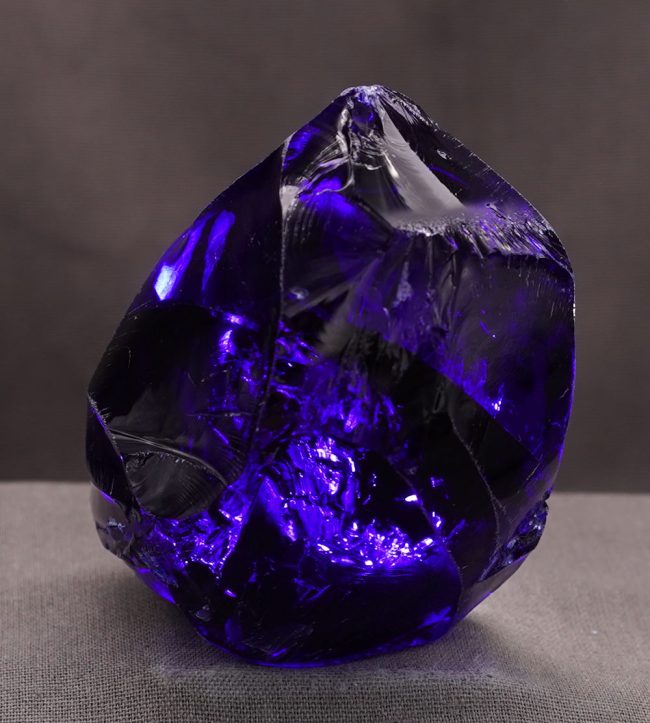 Gem Tanzanite Fire "Heart" Monatomic Andara Crystal 161.9 g. - Image 5