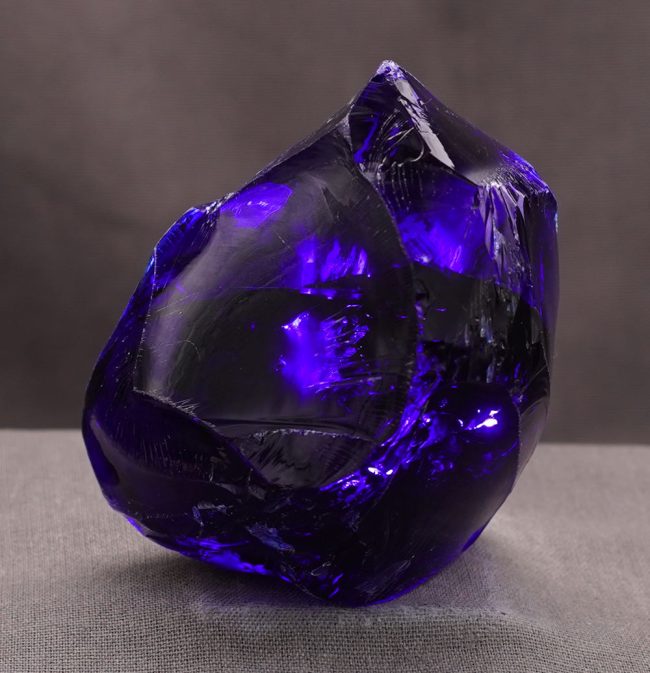 Gem Tanzanite Fire "Heart" Monatomic Andara Crystal 161.9 g. - Image 6
