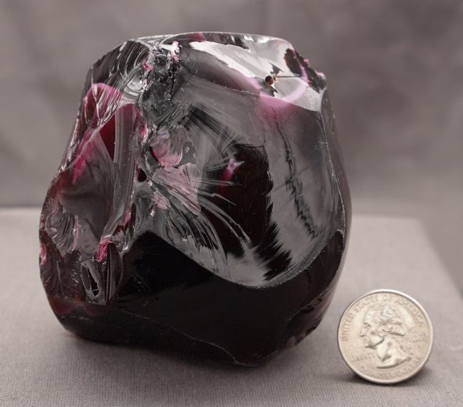 Gem Angel Aura Raspberry "Heart" Monatomic Andara Crystal 646.0 g. - Image 7