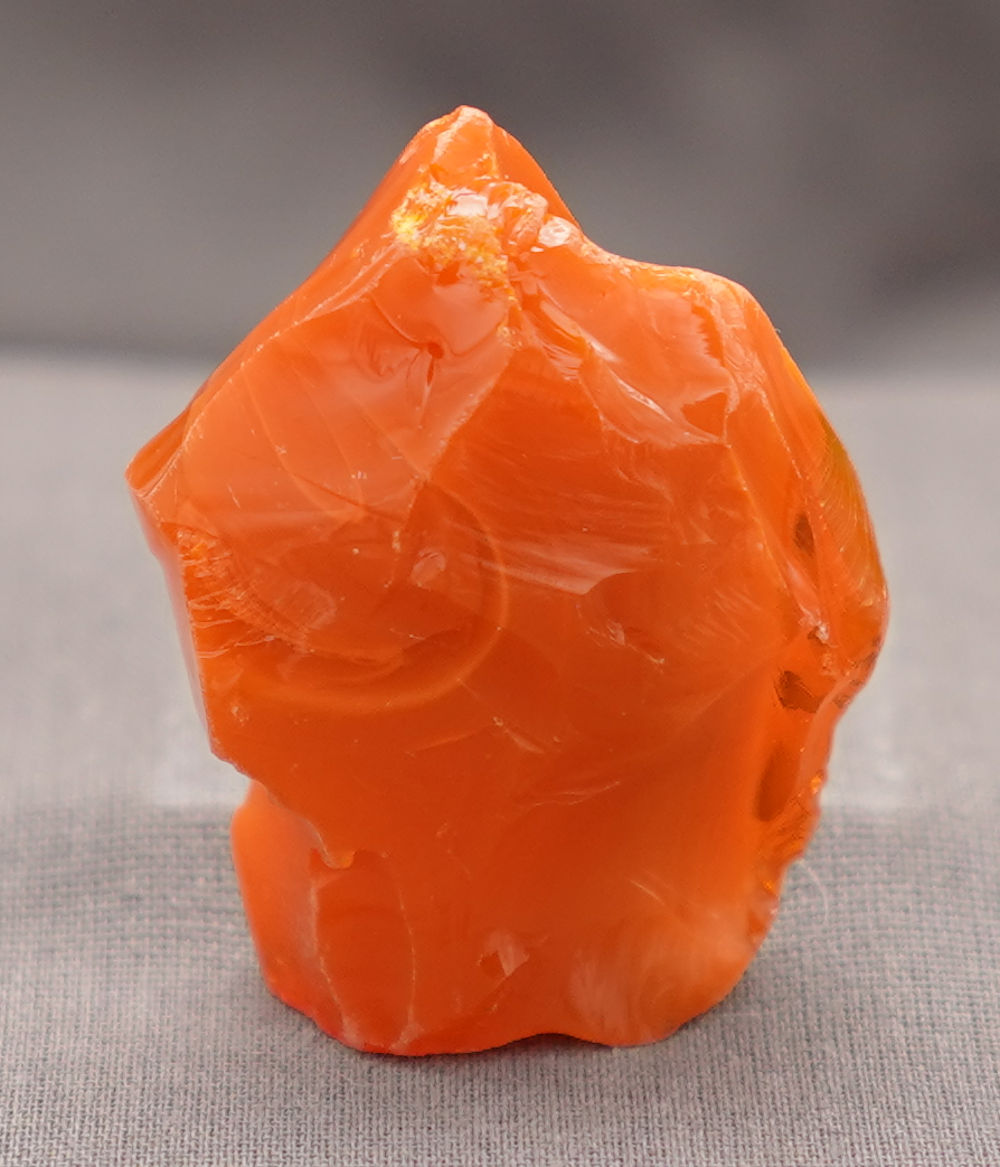 Rare Gem Bicolor Dragon's Blood/Lemurian Etherium Gold Monatomic Andara Crystal 29.0 g.