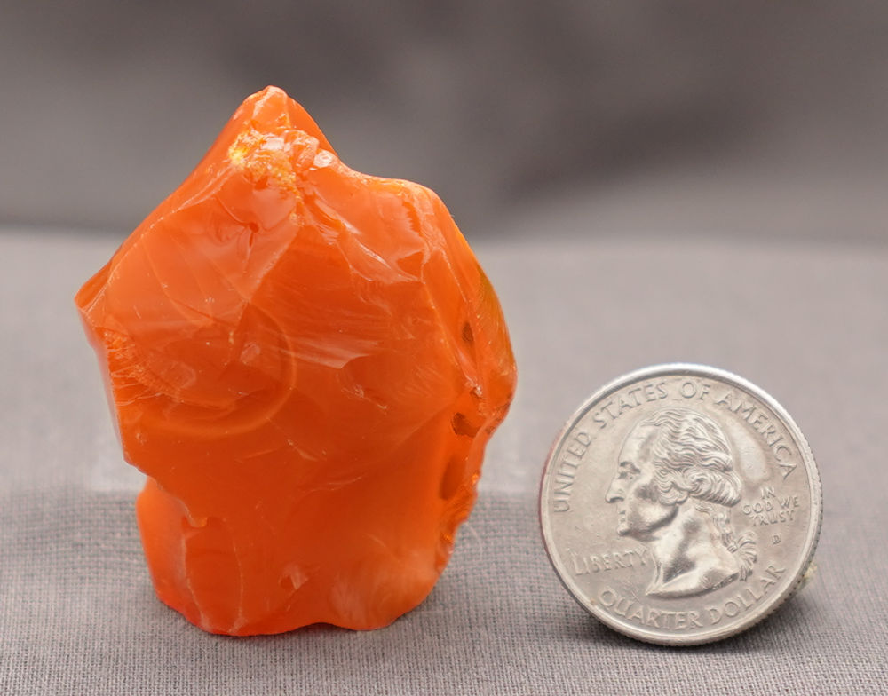 Rare Gem Bicolor Dragon's Blood/Lemurian Etherium Gold Monatomic Andara Crystal 29.0 g. - Image 4
