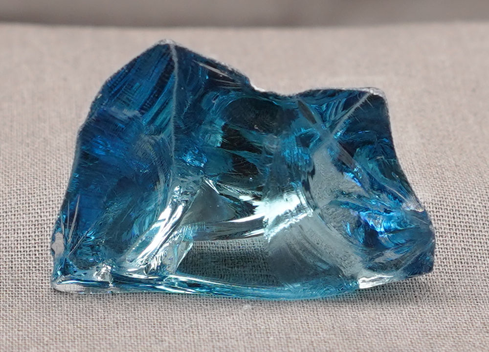 Rare Gem Banded Indigo Elestial Sapphire Monatomic Andara Crystal 19.0 g.