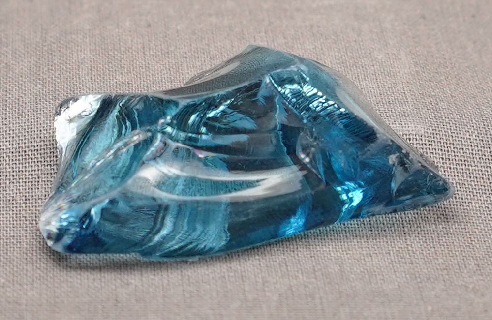 Rare Gem Banded Indigo Elestial Sapphire Monatomic Andara Crystal 19.0 g. - Image 4