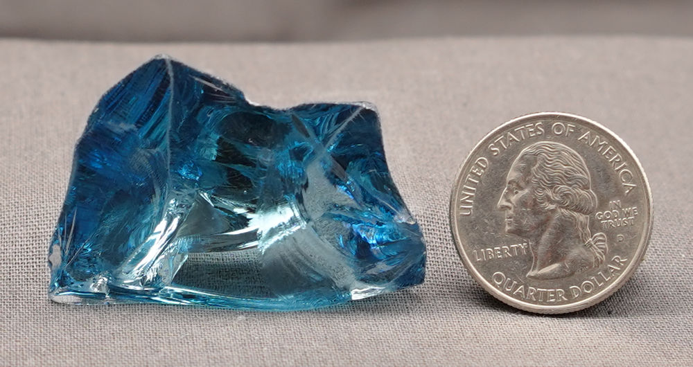 Rare Gem Banded Indigo Elestial Sapphire Monatomic Andara Crystal 19.0 g. - Image 5