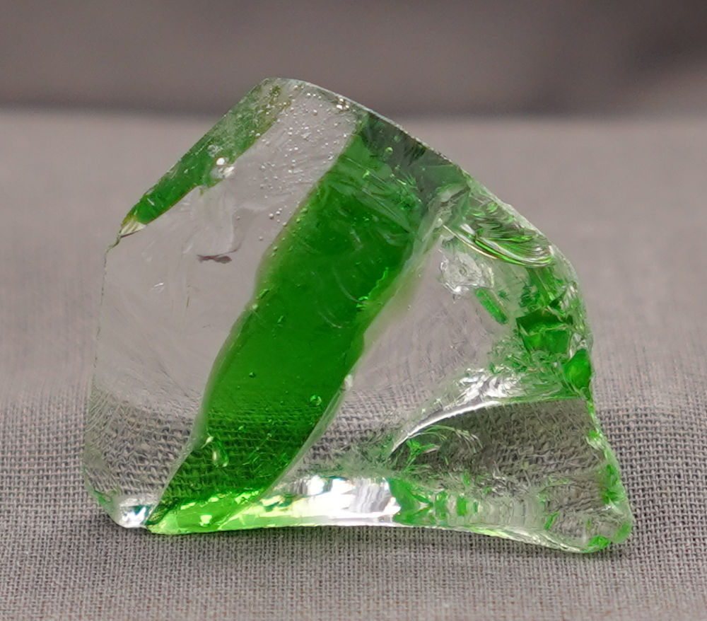 Rare Gem Bicolor Emerald Shift/Cosmic Ice Monatomic Andara Crystal 17.0 g.