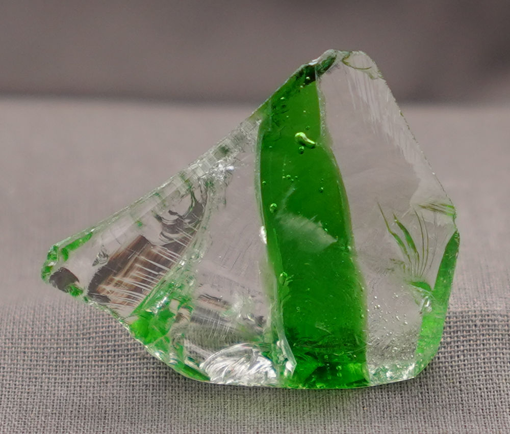 Rare Gem Bicolor Emerald Shift/Cosmic Ice Monatomic Andara Crystal 17.0 g. - Image 3