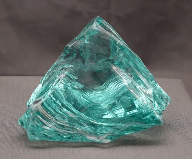 Gem Cyan Angeles "Heart" Monatomic Andara Crystal 277.2 g.