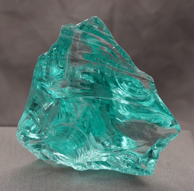 Gem Cyan Angeles "Heart" Monatomic Andara Crystal 277.2 g. - Image 3