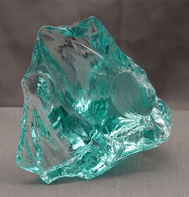 Gem Cyan Angeles "Heart" Monatomic Andara Crystal 277.2 g. - Image 5
