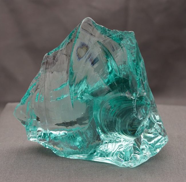 Gem Cyan Angeles "Heart" Monatomic Andara Crystal 277.2 g. - Image 6