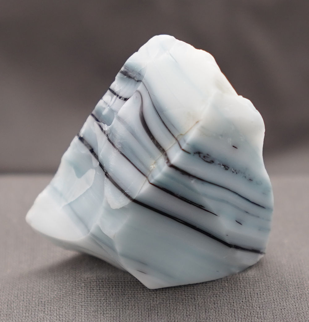 Rare Multi Pastel Bleu Topaz/Cosmic Ice/Iridium Black Monatomic Andara Crystal 93.7 g. - Image 3