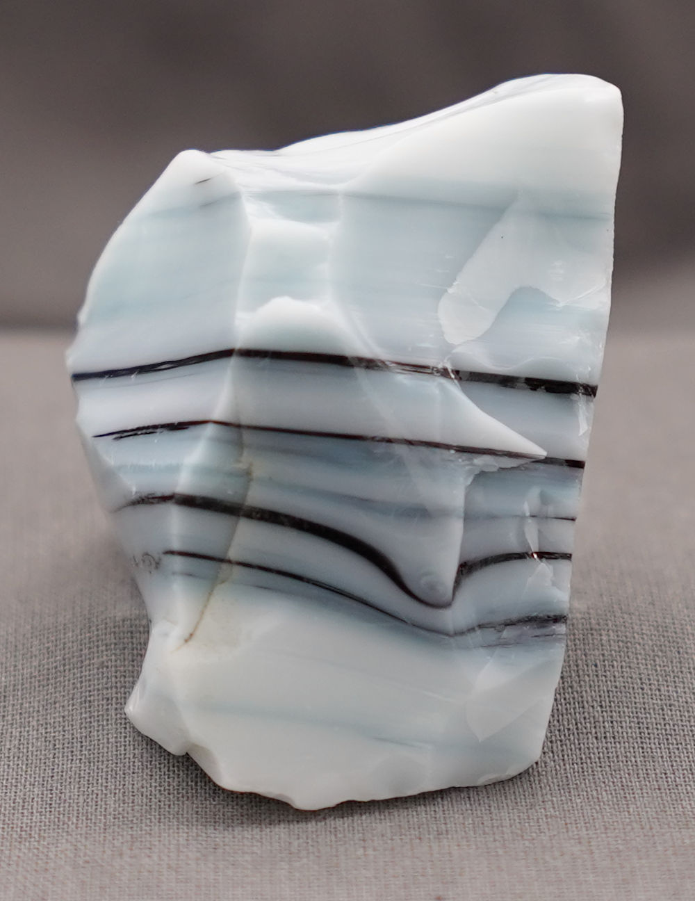 Rare Multi Pastel Bleu Topaz/Cosmic Ice/Iridium Black Monatomic Andara Crystal 93.7 g. - Image 4