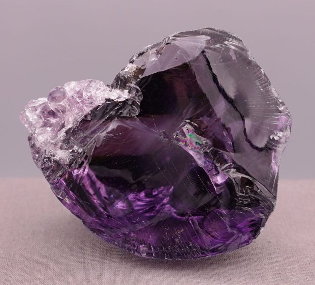 Gem Sovereign Amethyst "Heart" with crystals Monatomic Andara Crystal 295.1 g. - Image 2