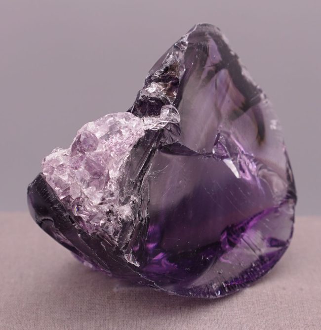 Gem Sovereign Amethyst "Heart" with crystals Monatomic Andara Crystal 295.1 g. - Image 3