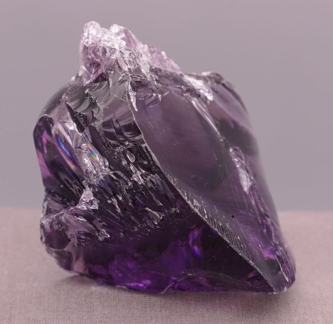 Gem Sovereign Amethyst "Heart" with crystals Monatomic Andara Crystal 295.1 g. - Image 4