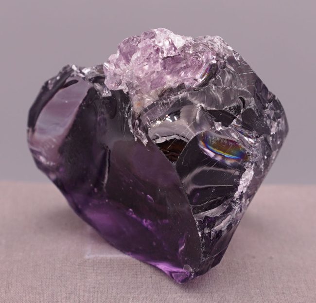 Gem Sovereign Amethyst "Heart" with crystals Monatomic Andara Crystal 295.1 g. - Image 6