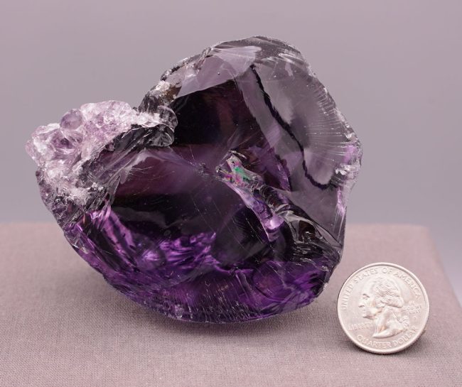 Gem Sovereign Amethyst "Heart" with crystals Monatomic Andara Crystal 295.1 g. - Image 10