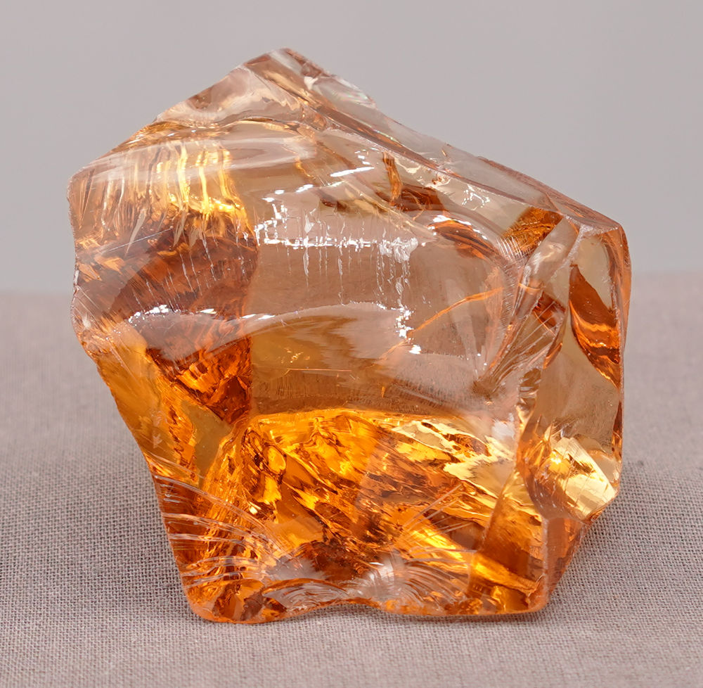 Gem Lemurian Etherium Gold Monatomic Andara Crystal 92.8 g.