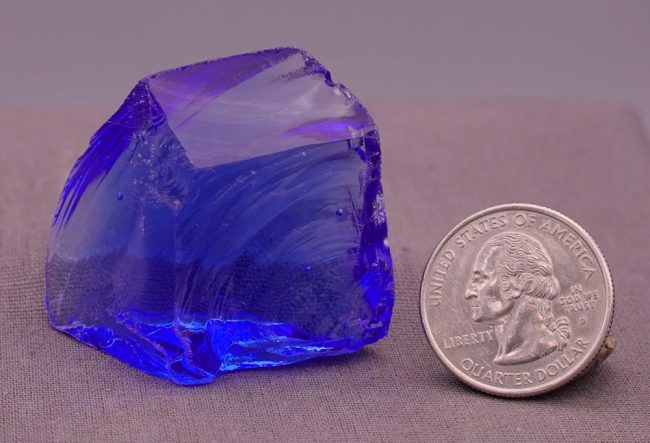 Gem Elestial Sapphire/Tanzanite Fire Monatomic Andara Crystal 36.1 g. - Image 5