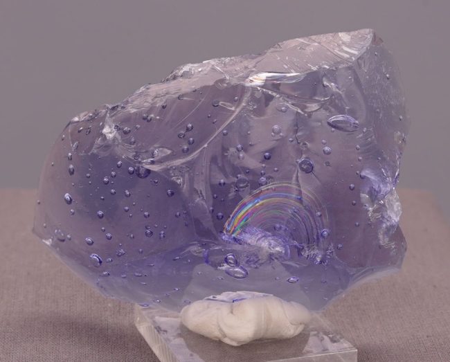 Rare Gem Violet Sovereign Amethyst Sea Foam Monatomic Andara Crystal 135.4 g. - Image 3