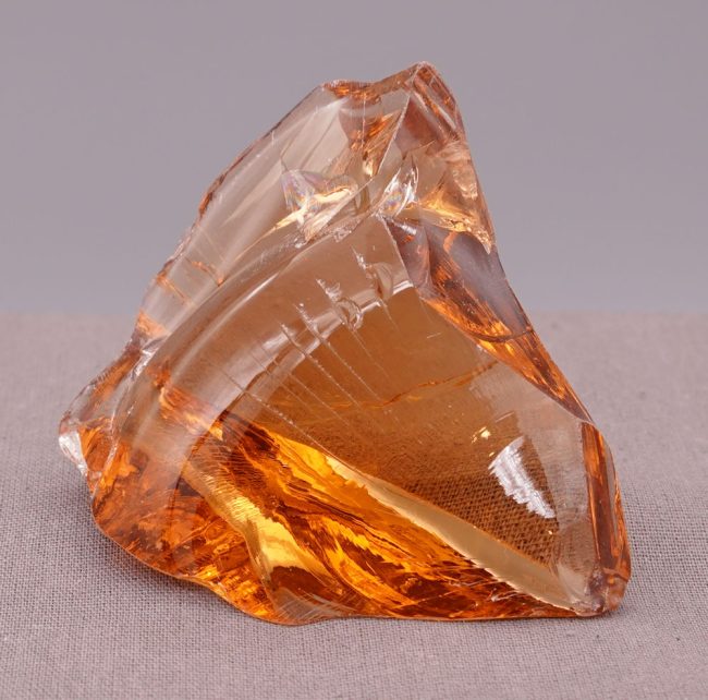 Gem Lemurian Etherium Gold Monatomic Andara Crystal 91.6 g.