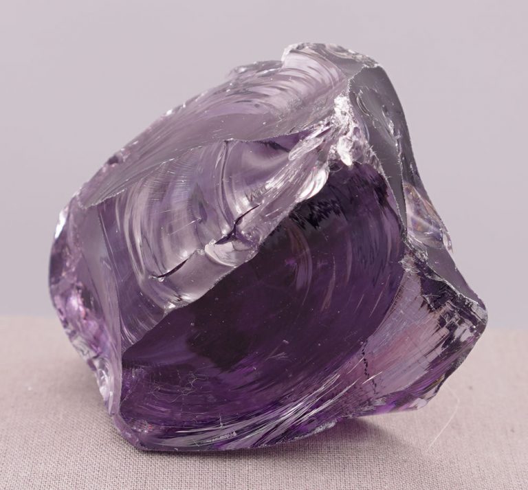 Gem Banded Sovereign Amethyst "Heart" with crystals Monatomic Andara Crystal 224.4 g. - Image 3