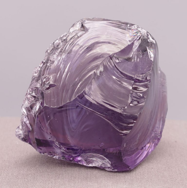 Gem Banded Sovereign Amethyst "Heart" with crystals Monatomic Andara Crystal 224.4 g. - Image 4