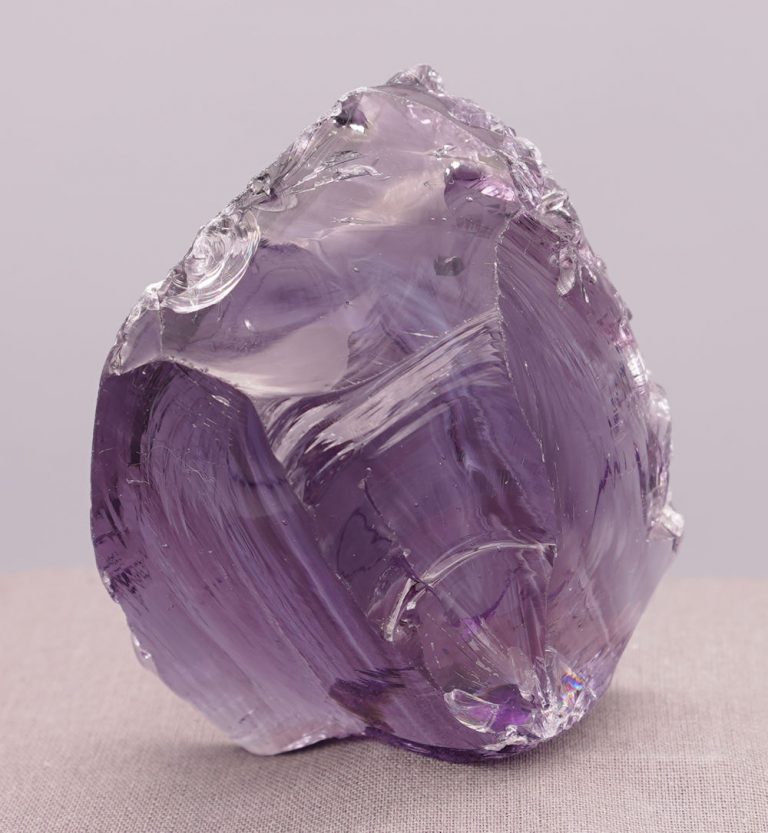 Gem Banded Sovereign Amethyst "Heart" with crystals Monatomic Andara Crystal 224.4 g. - Image 7