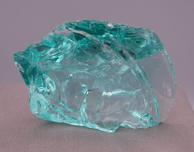 Gem Cyan Angeles "Heart" Monatomic Andara Crystal 256.5 g. - Image 2