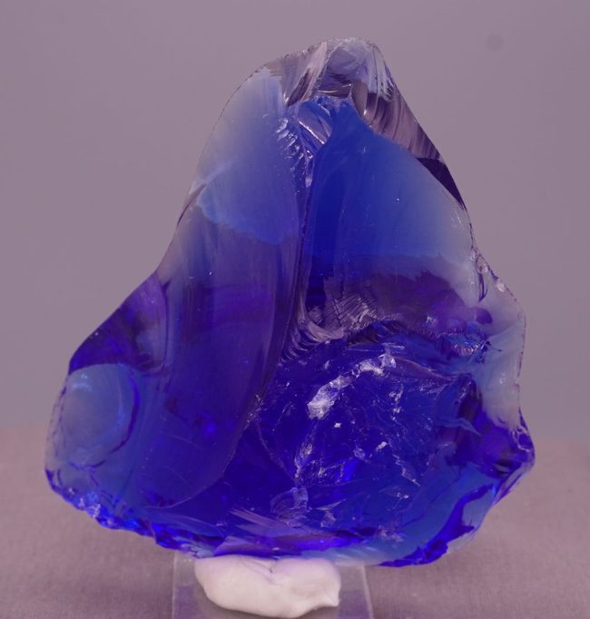 Gem Elestial Sapphire/Tanzanite Fire "Heart" Monatomic Andara Crystal 286.8 g. - Image 3