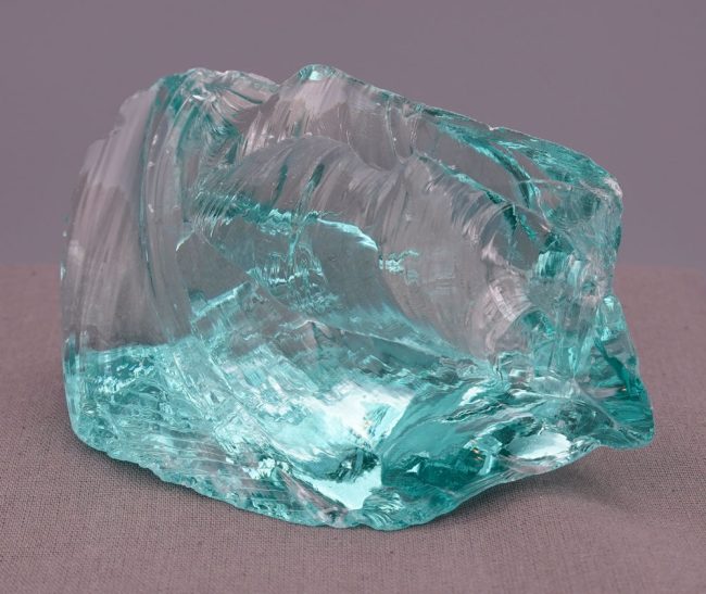 Gem Cyan Angeles "Heart" Monatomic Andara Crystal 256.5 g.
