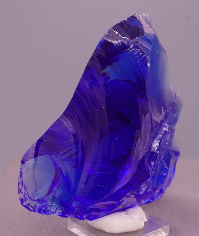 Gem Elestial Sapphire/Tanzanite Fire "Heart" Monatomic Andara Crystal 286.8 g. - Image 4