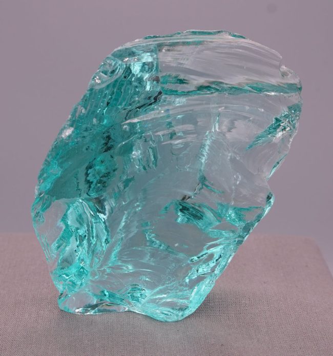 Gem Cyan Angeles "Heart" Monatomic Andara Crystal 256.5 g. - Image 4