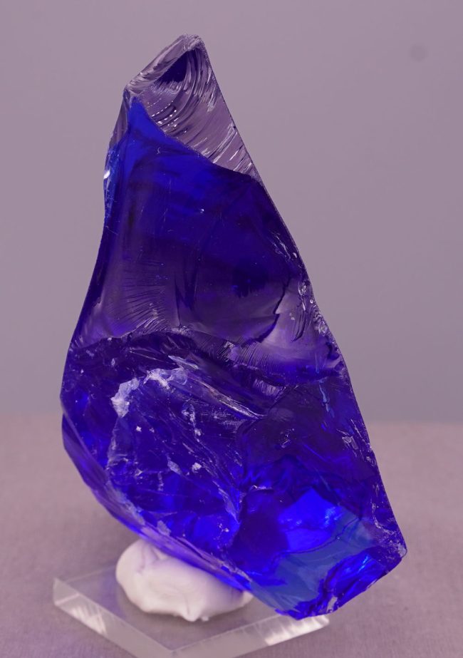 Gem Elestial Sapphire/Tanzanite Fire "Heart" Monatomic Andara Crystal 286.8 g. - Image 5