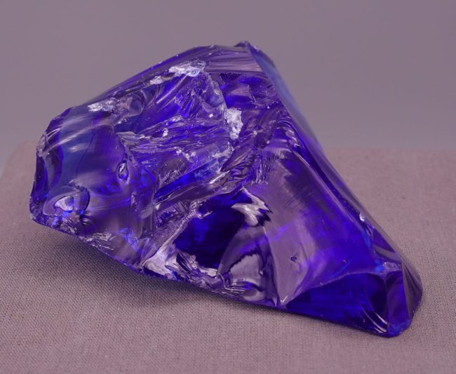 Gem Elestial Sapphire/Tanzanite Fire "Heart" Monatomic Andara Crystal 286.8 g. - Image 7