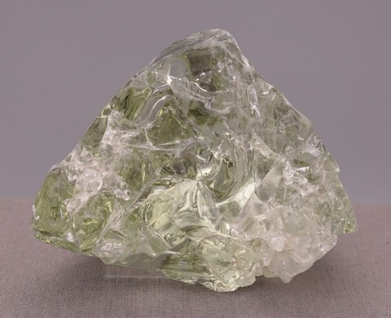 Gem Celestial Gold Green "Heart" with crystals Monatomic Andara Crystal 338.0 g. - Image 4