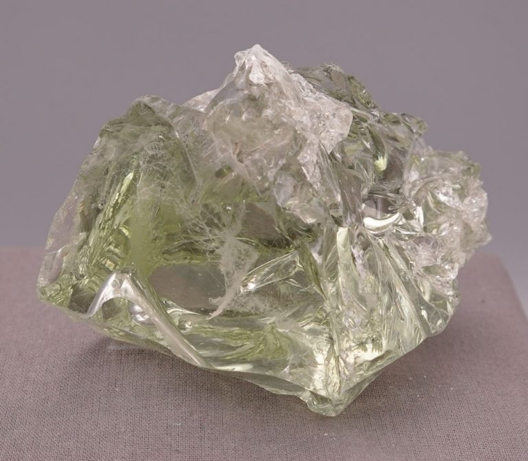 Gem Celestial Gold Green "Heart" with crystals Monatomic Andara Crystal 338.0 g. - Image 6