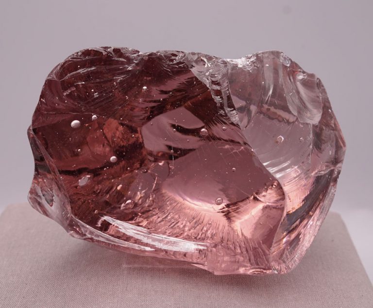 Rare Gem Rose de France "Heart" Monatomic Andara Crystal 758.0 g.