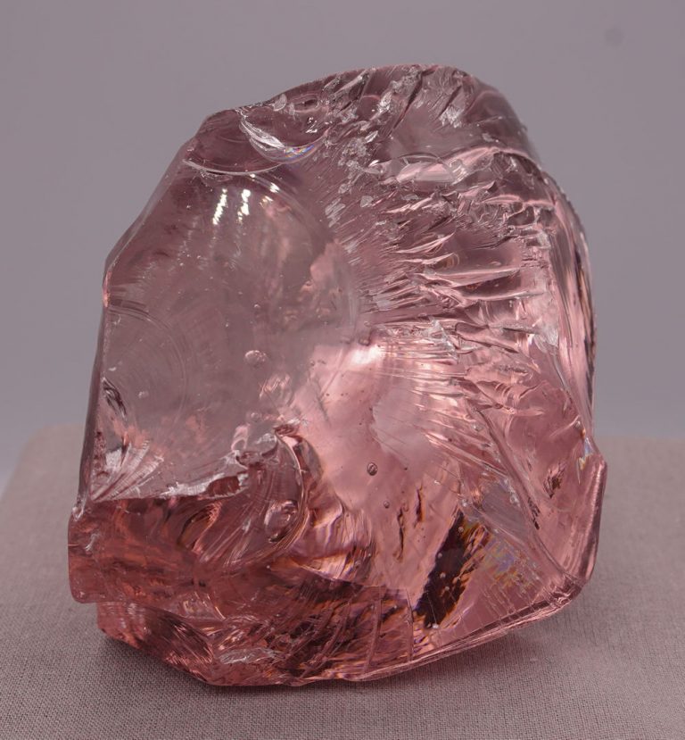 Rare Gem Rose de France "Heart" Monatomic Andara Crystal 758.0 g. - Image 3