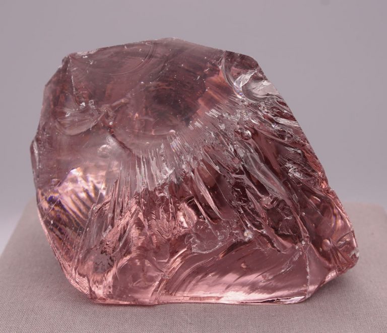 Rare Gem Rose de France "Heart" Monatomic Andara Crystal 758.0 g. - Image 4