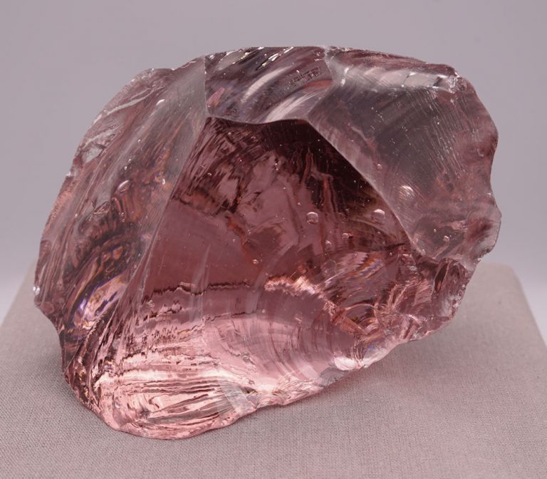 Rare Gem Rose de France "Heart" Monatomic Andara Crystal 758.0 g. - Image 6