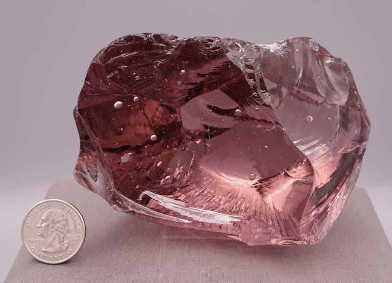 Rare Gem Rose de France "Heart" Monatomic Andara Crystal 758.0 g. - Image 9