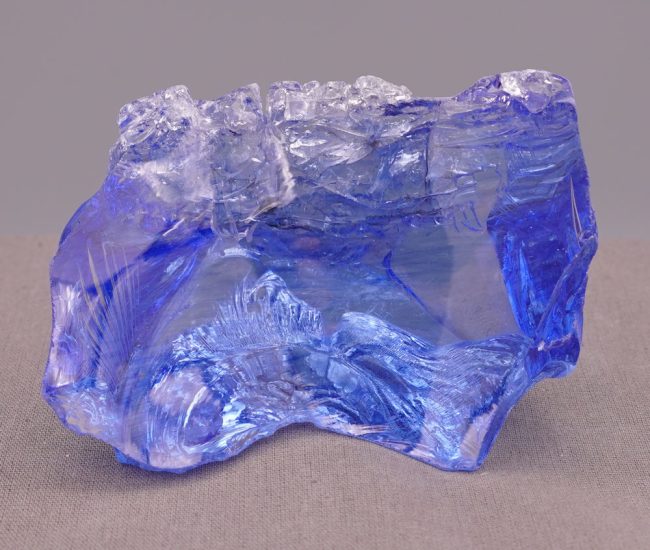 Gem Banded Lady Nellie "Heart" with crystals Monatomic Andara Crystal 227.0 g.