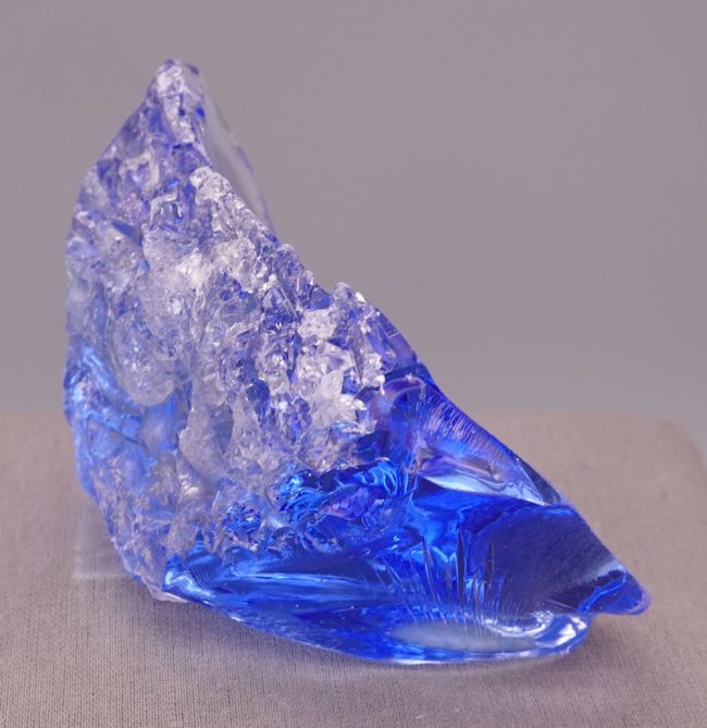 Gem Banded Lady Nellie "Heart" with crystals Monatomic Andara Crystal 227.0 g. - Image 8