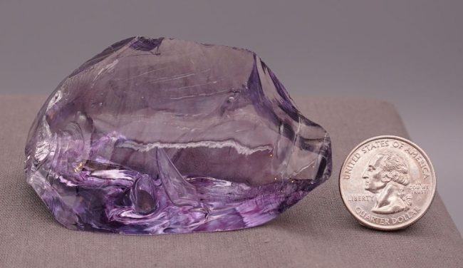 Gem Banded Sovereign Amethyst Monatomic Andara Crystal 90.1 g. - Image 8