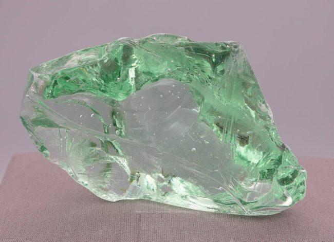 Gem Ethereal Mint "Heart" Monatomic Andara Crystal 256.9 g.