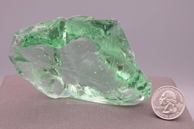 Gem Ethereal Mint "Heart" Monatomic Andara Crystal 256.9 g. - Image 8